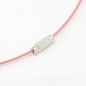 Preview: Steel Wire Necklace Cord, orange