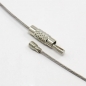 Preview: Steel Wire Necklace Cord, gray