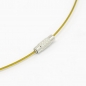 Preview: Steel Wire Necklace Cord, Gold