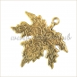 Preview: Leaf, Antique gold