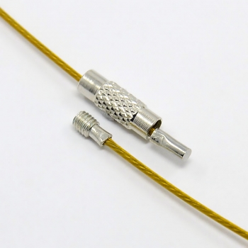 Steel Wire Necklace Cord, Gold
