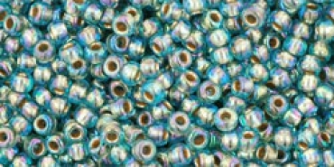 TR-11-995  Gold-Lined Rainbow Aqua, 10g