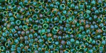 TR-15-242 Inside-Color Luster Jonquil/Emerald Lined, 5g