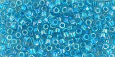 TT-01-781 Inside-Color Rainbow Crystal/Opaque Aqua-Lined, 5g