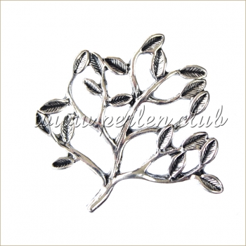 Leaf, Antique silver