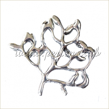 Leaf, Antique silver