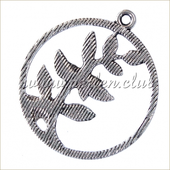 Leaf, Antique silver