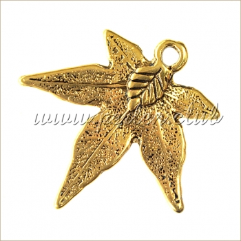 Leaf, Antique gold