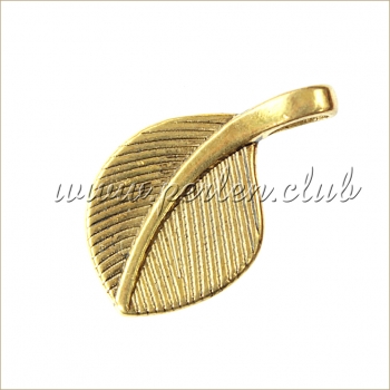 Leaf, Antique gold