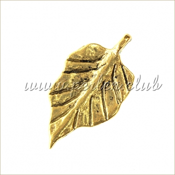 Leaf, Antique gold