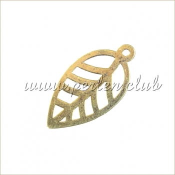 Leaf, Antique gold