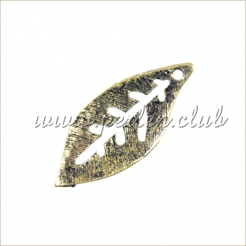 Leaf, Antique gold
