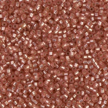 DB0685 Dyed Semi-Frosted Silverlined Light Cranberry, 5g