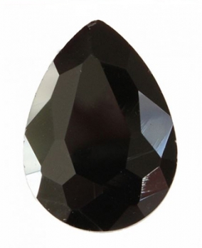 Drops 18x13mm, Jet