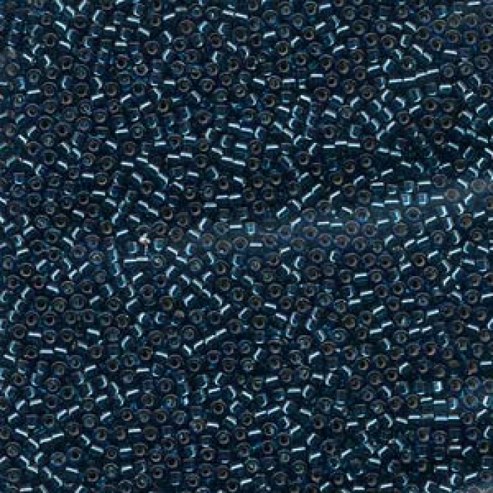 DB0608 Silver Lined Blue Zircon Dyed, 5g