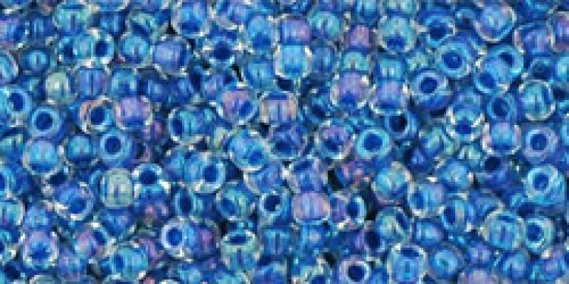 TR-11-189 Inside-Color Luster Crystal/Caribbean Blue-Lined, 10g