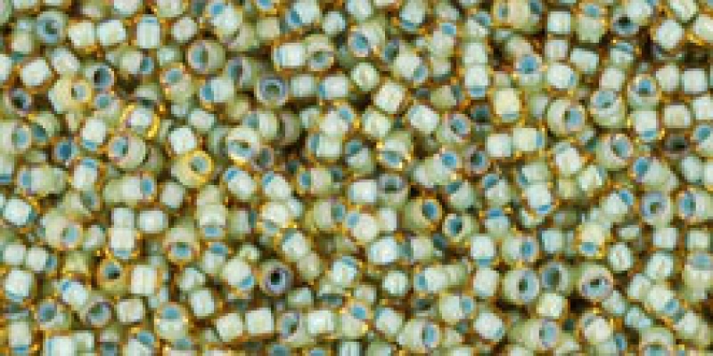 TR-15-952 Inside-Color Rainbow Lt Topaz/Sea Foam-Lined, 5g