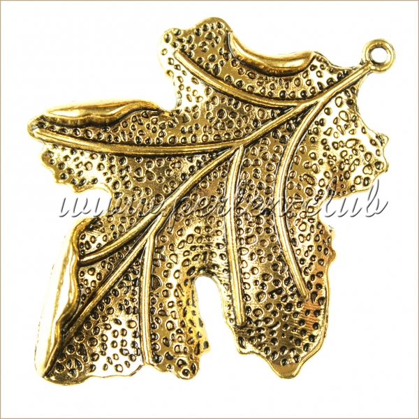 Leaf, Antique gold