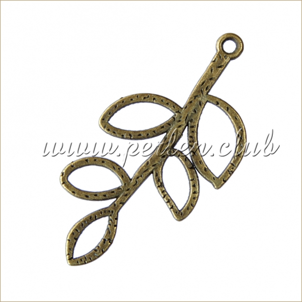 Leaf, Antique bronze