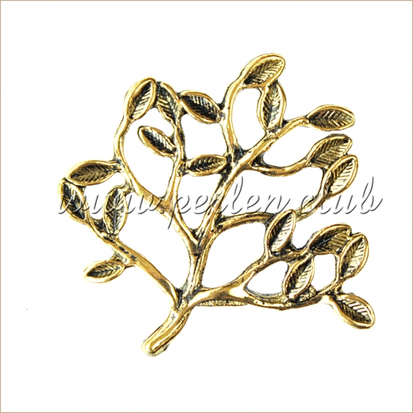 Leaf, Antique gold