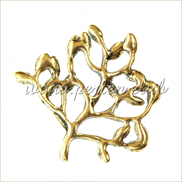Leaf, Antique gold