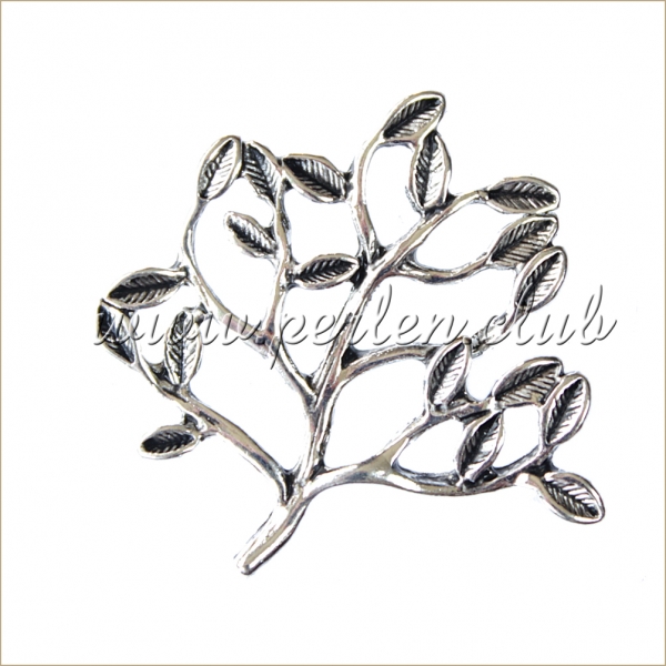 Leaf, Antique silver