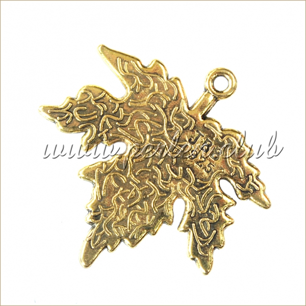 Leaf, Antique gold