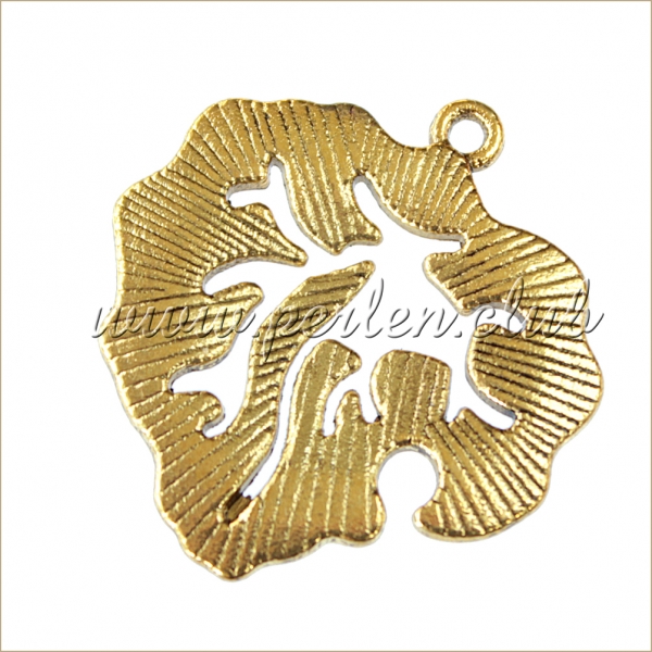 Leaf, Antique gold