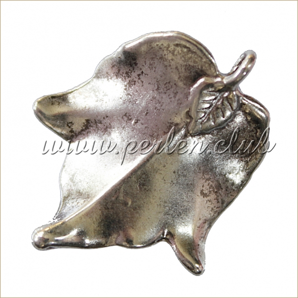 Leaf, Antique silver