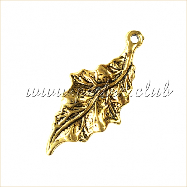 Leaf, Antique gold