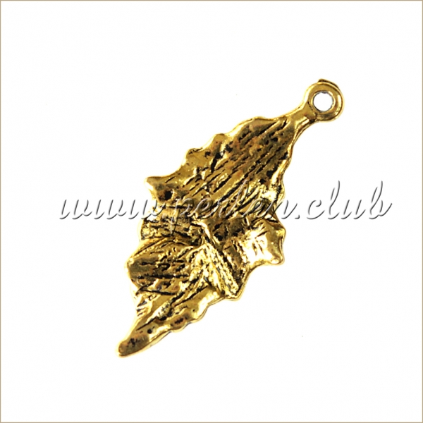 Leaf, Antique gold