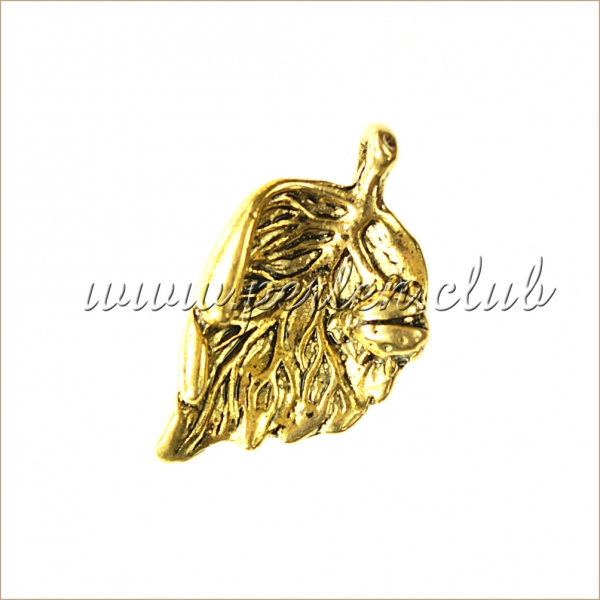 Leaf, Antique gold