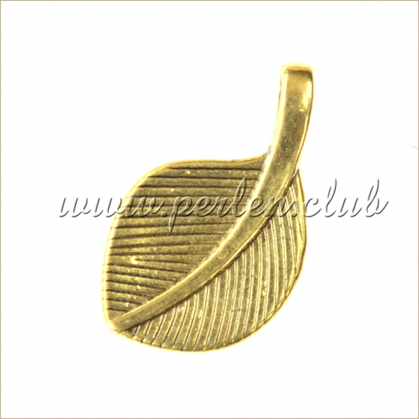 Leaf, Antique gold