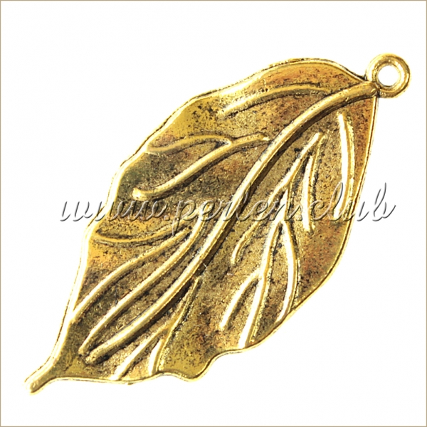 Leaf, Antique gold