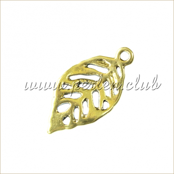 Leaf, Antique gold