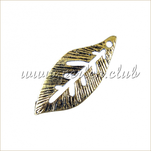 Leaf, Antique gold