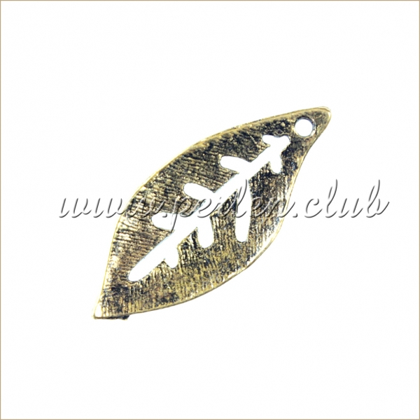 Leaf, Antique gold