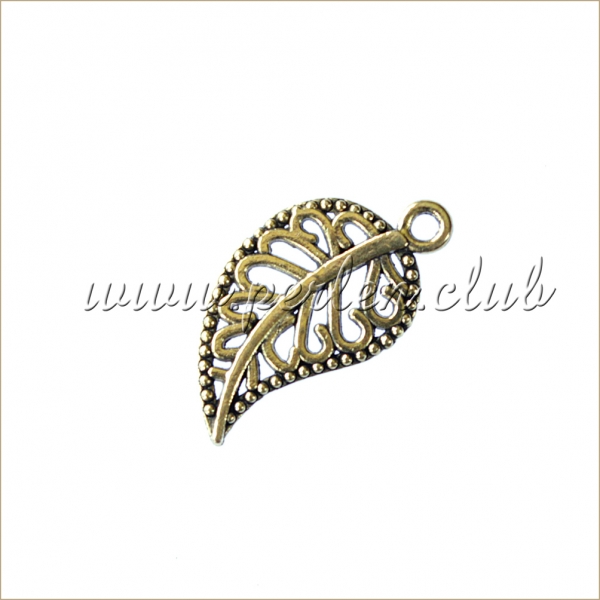 Leaf, Antique gold