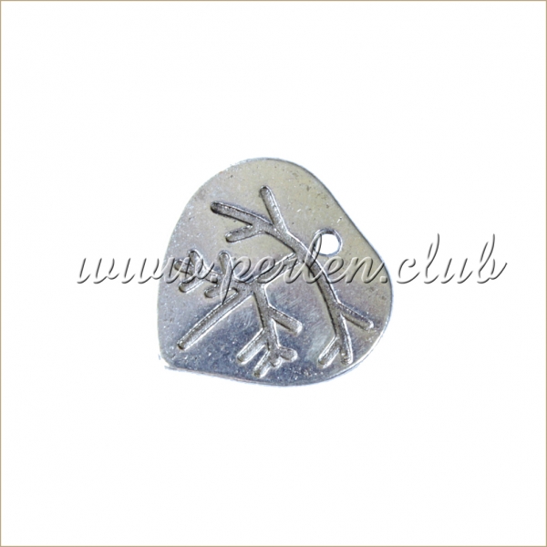Leaf, Antique silver