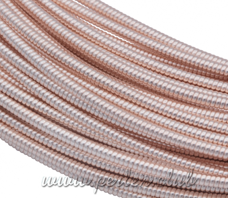 Hard French Wire 1,25mm, Rosa Gold