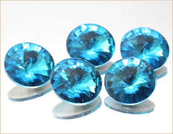 Rivoli 14mm, Aquamarine