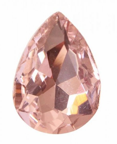 Drops 18x13mm, Light rose