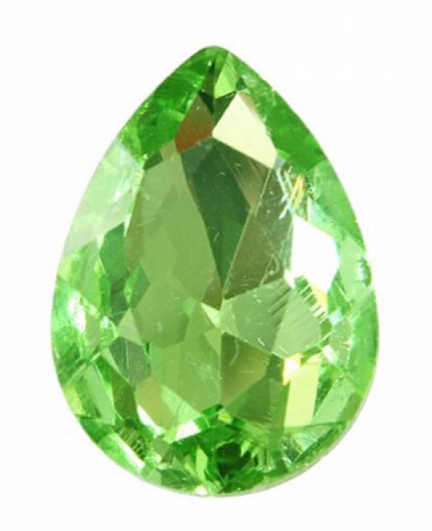 Tropfen 14x10mm, Peridot