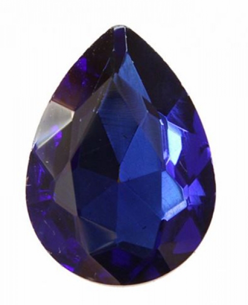 Drops 18x13mm, Dark cobalt