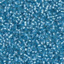 DB0692 Dyed Semi-Frosted Silverlined Aqua, 5g